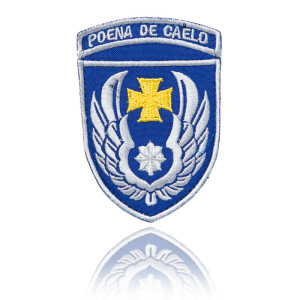 Шеврон ЗСУ 831 бригада тактичної авіації Poena De Caelo